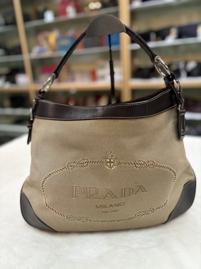 Prada Hobo Bag, Luxury, Bags & Wallets on Carousell