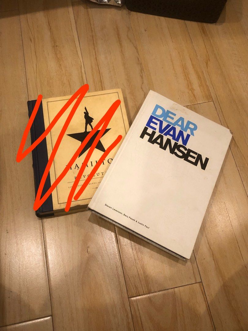 PRE LOVED HAMILTON AND DEAR EVAN HANSEN MUSICAL BOOK Hobbies Toys Books Magazines Fiction Non Fiction on Carousell