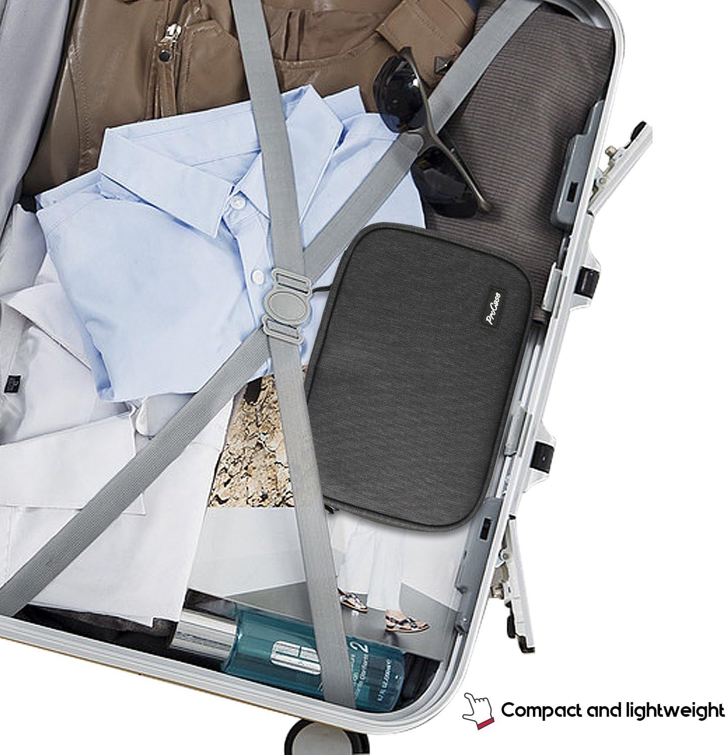 Procase travel gear organizer store