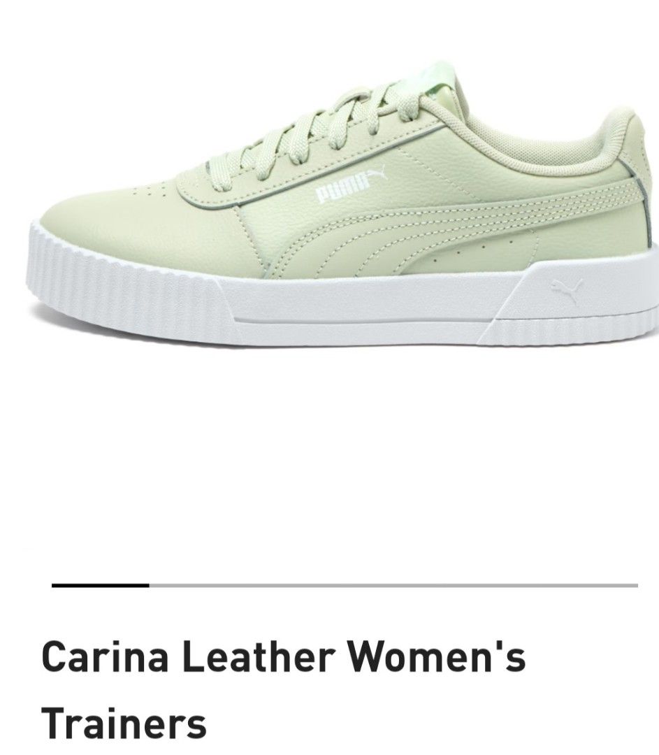 Puma carina leather trainers ladies on sale