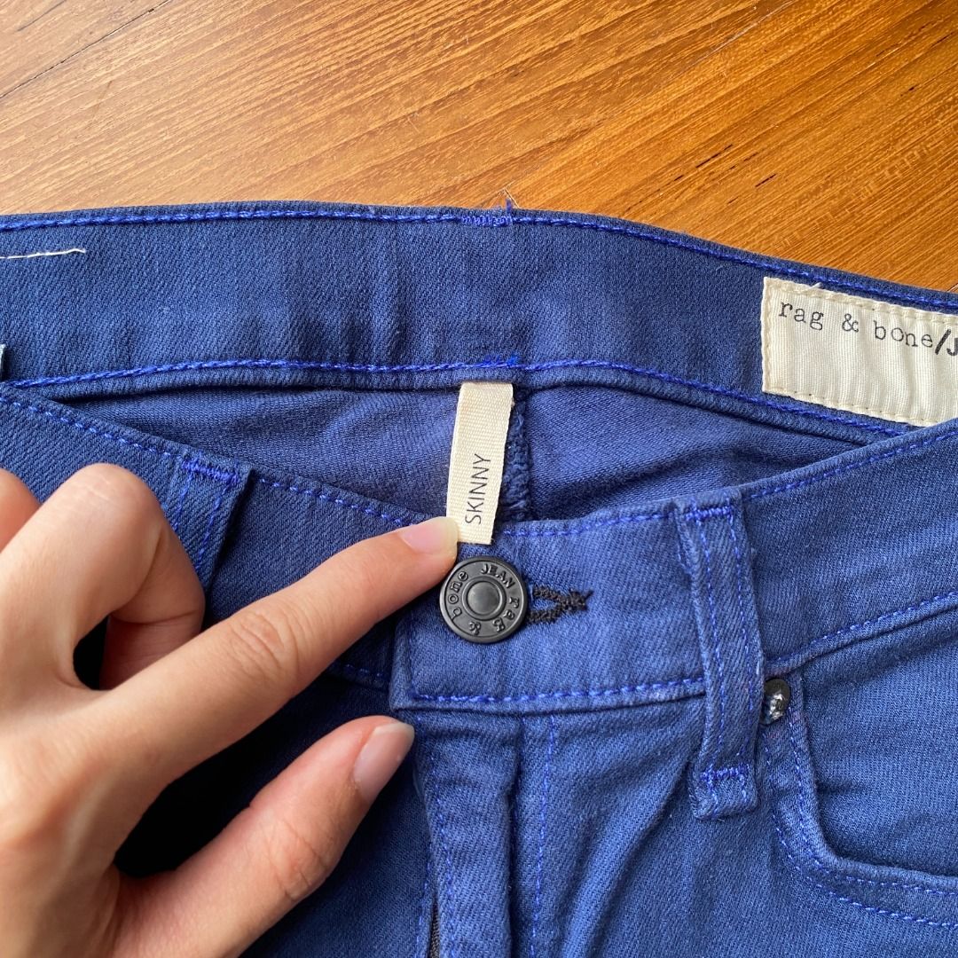rag bone Maya Blue The Skinny Jeans Women s Fashion Bottoms