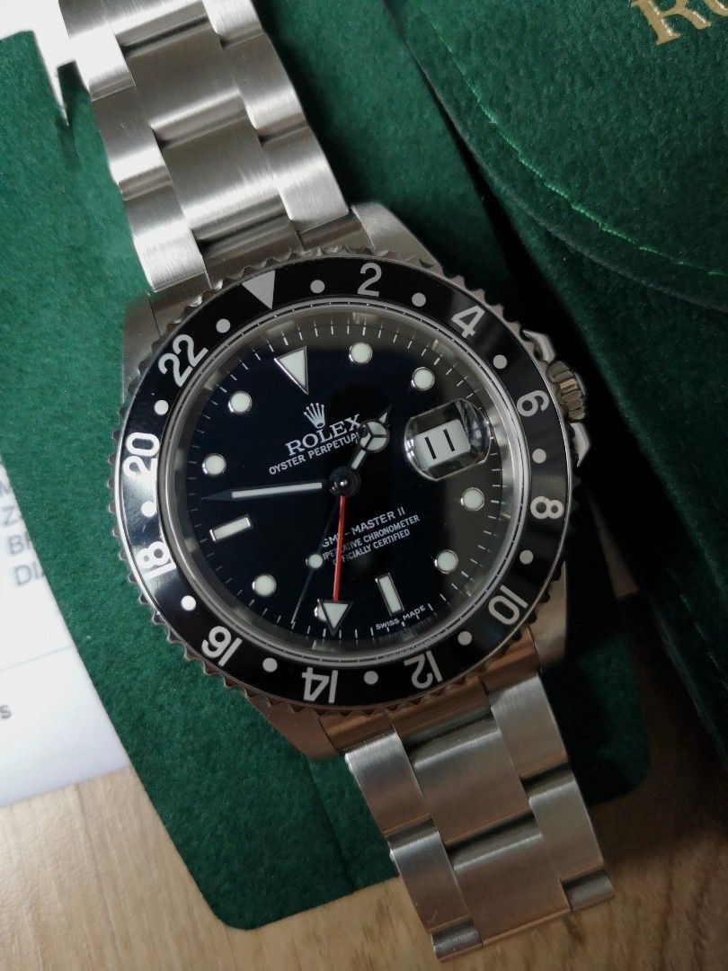 Rolex gmt master hotsell ii 16710 stick dial