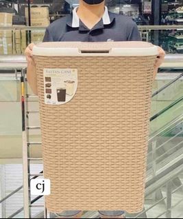 Rattan Laundry Basket with cover