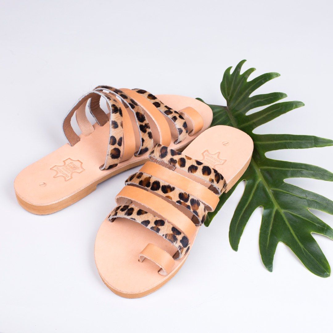 Real leather sandals sizes 36 37