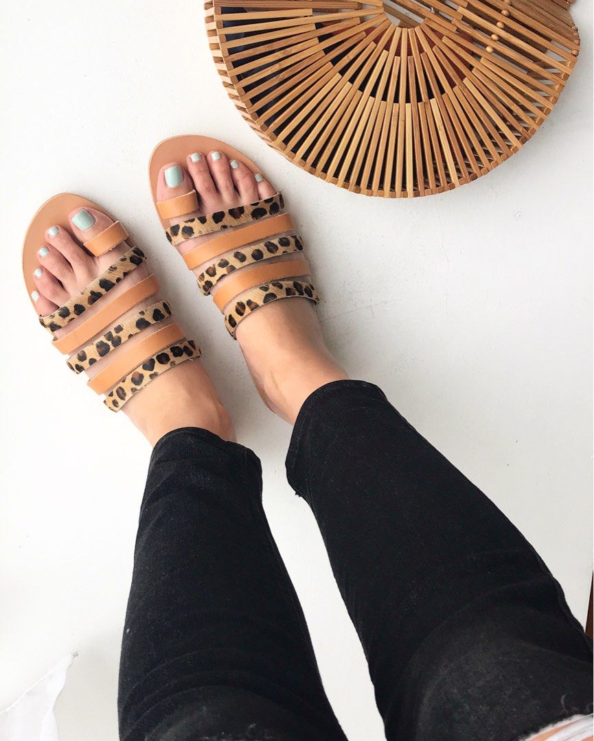Real leather deals sandals