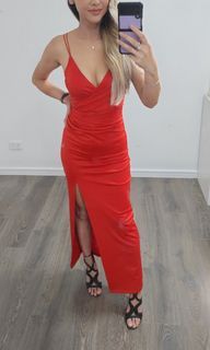 Red formal dress sz 8