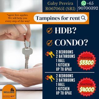 Rent: Tampines East West Bedok HDB Condo