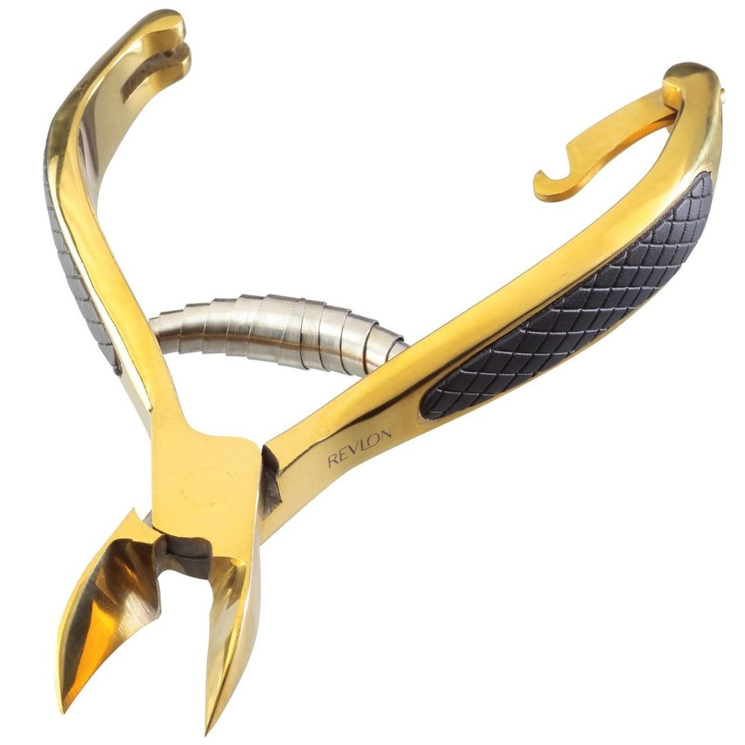 Revlon Gold Series Titanium Coated Heavy Duty Nail Clipper, Beauty