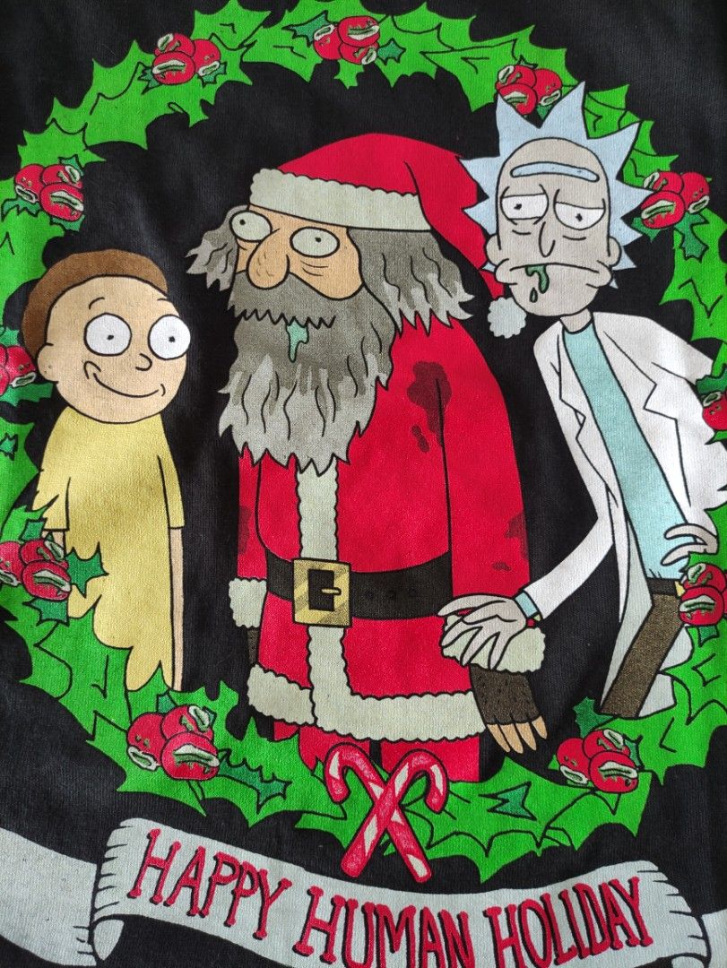 Happy human holiday rick 2025 and morty