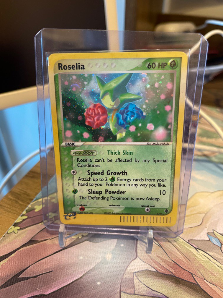 roselia pokemon card POKMON GAME S9a 006/067 C Parallel Listed cards may have imperfections. pokemon Dragon Roselia Holofoil /