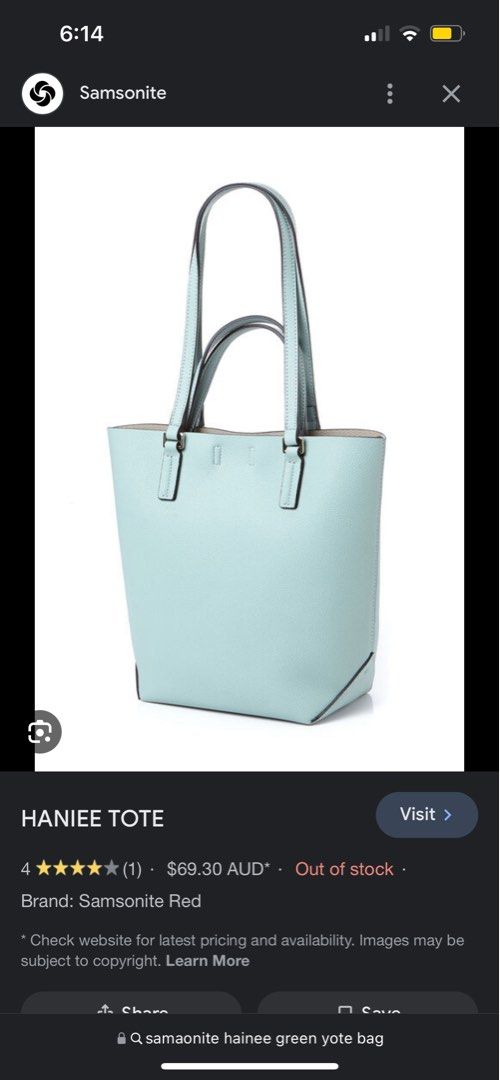 Samsonite deals haniee tote