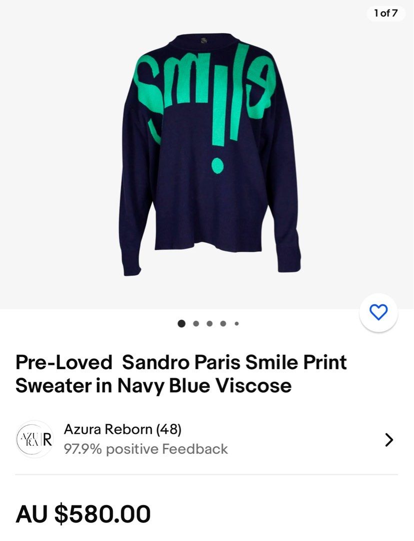 Sandro smile new arrivals sweater