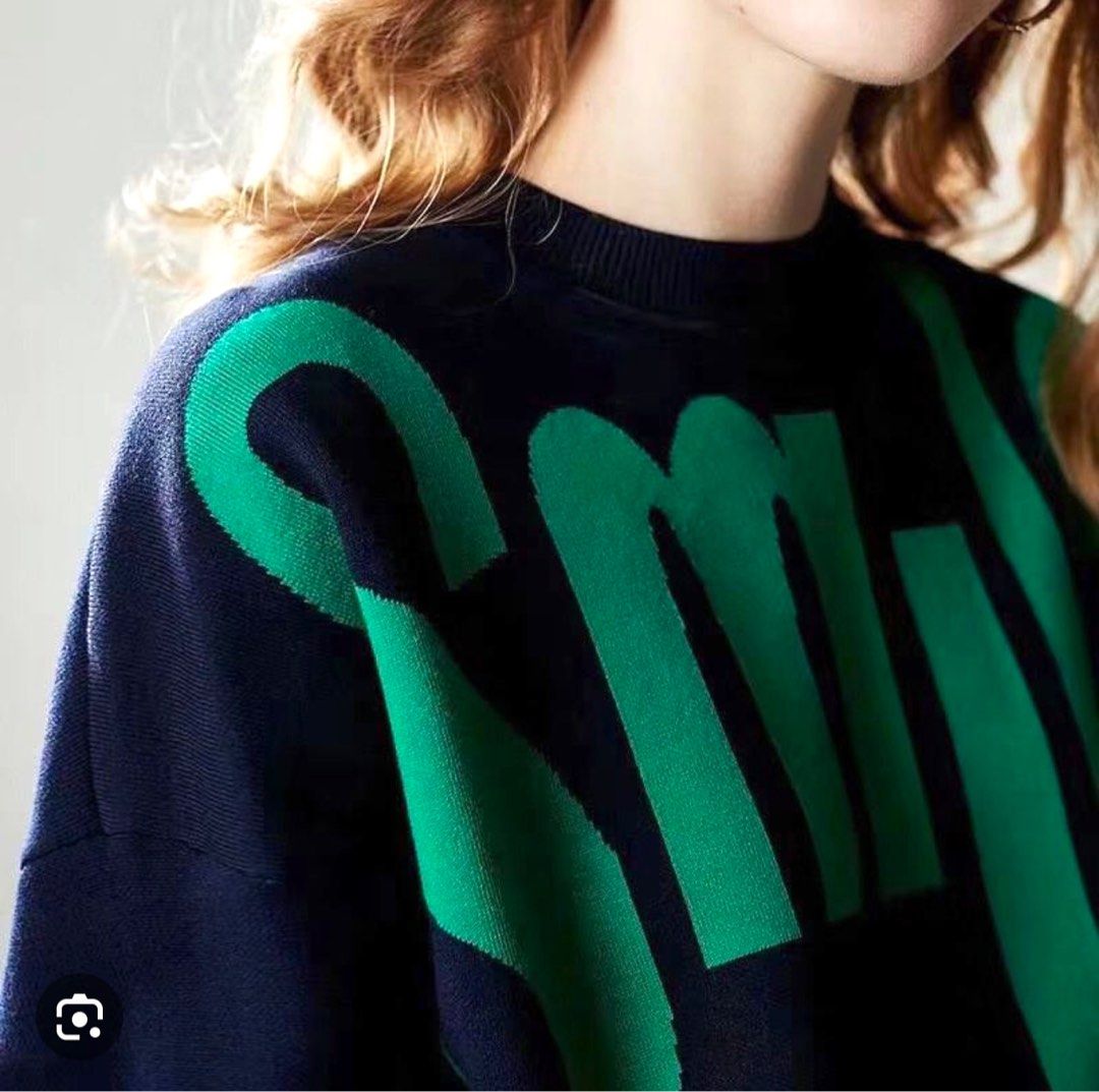 Sandro Paris Smile Print Sweater 36