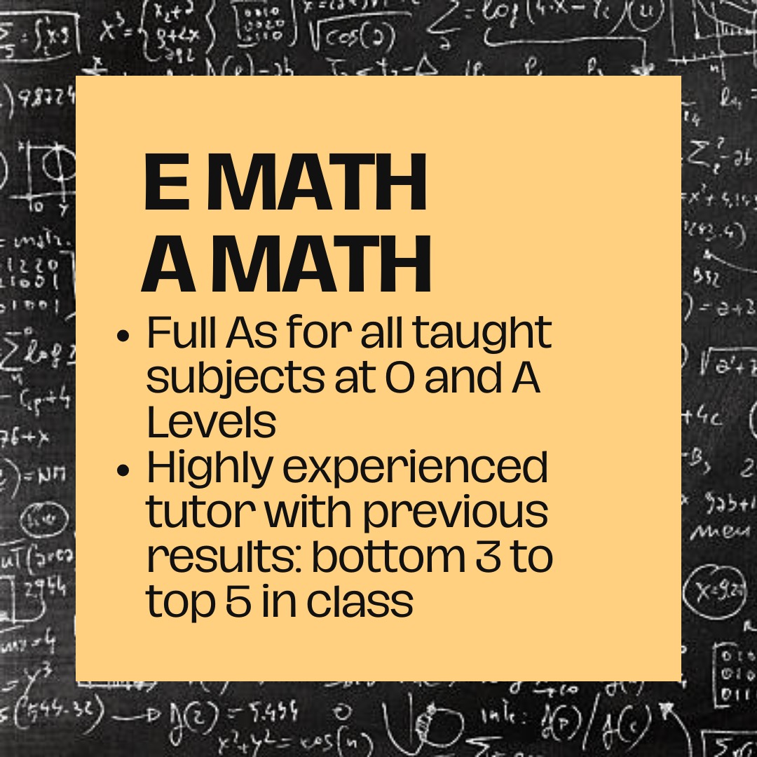 Secondary School E Math / A Math, Learning & Enrichment, Enrichment ...