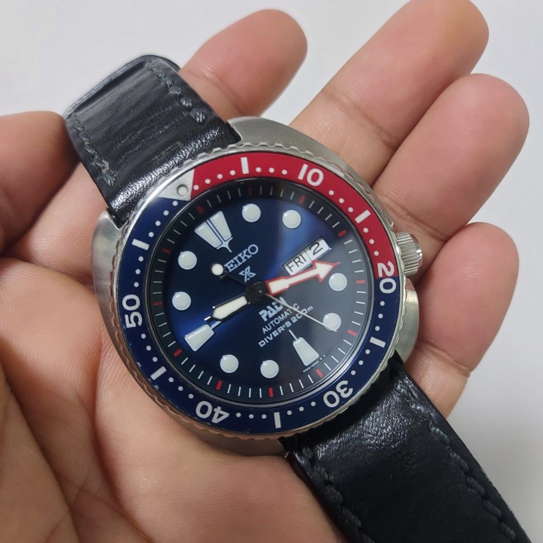 Sales or Trade Seiko Padi Turtle SRPA21K modded with flat sapphire crystal