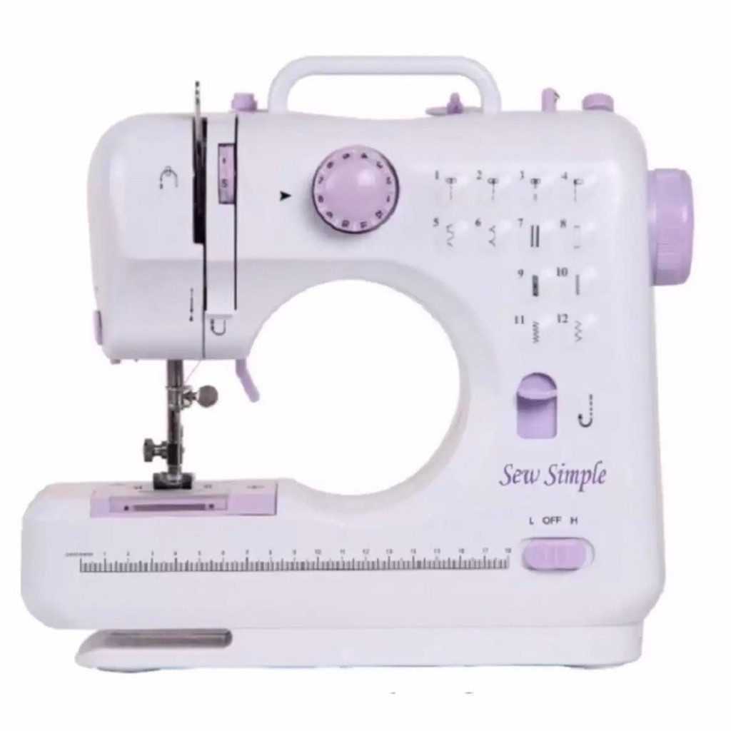 Compact 12-Stitch Sewing Machine With Backstitch Buttonholing KPCB Tech ...