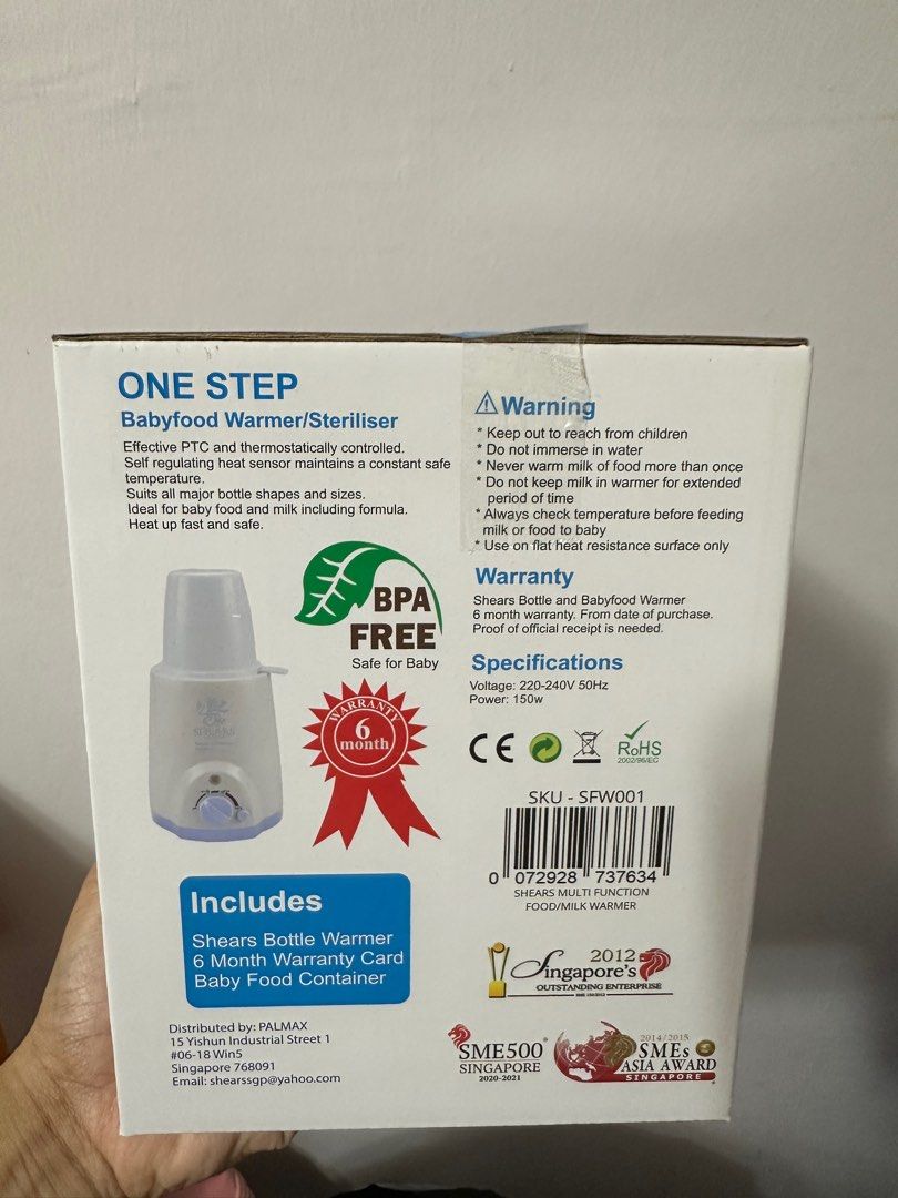 SHEARS Multi Function / Baby Food Warmer, Babies & Kids, Nursing & Feeding, Weaning & Toddler