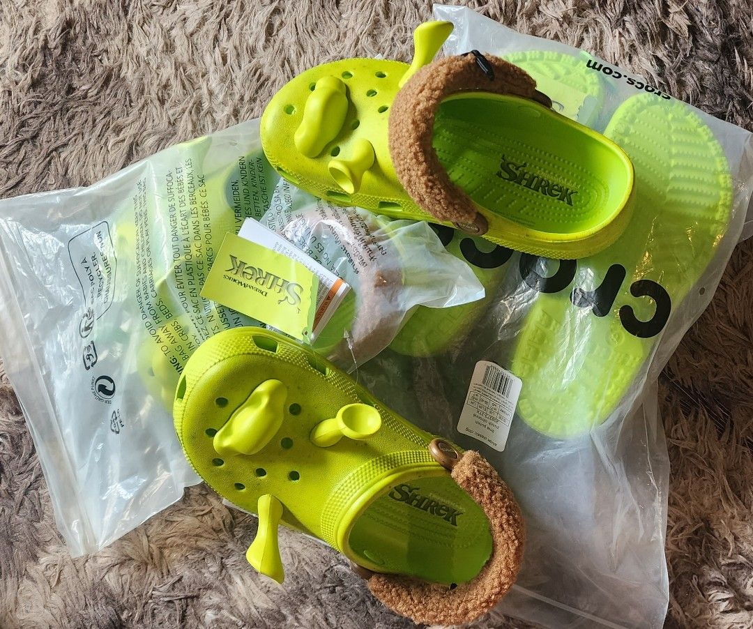 Shrek crocs size 11 deals