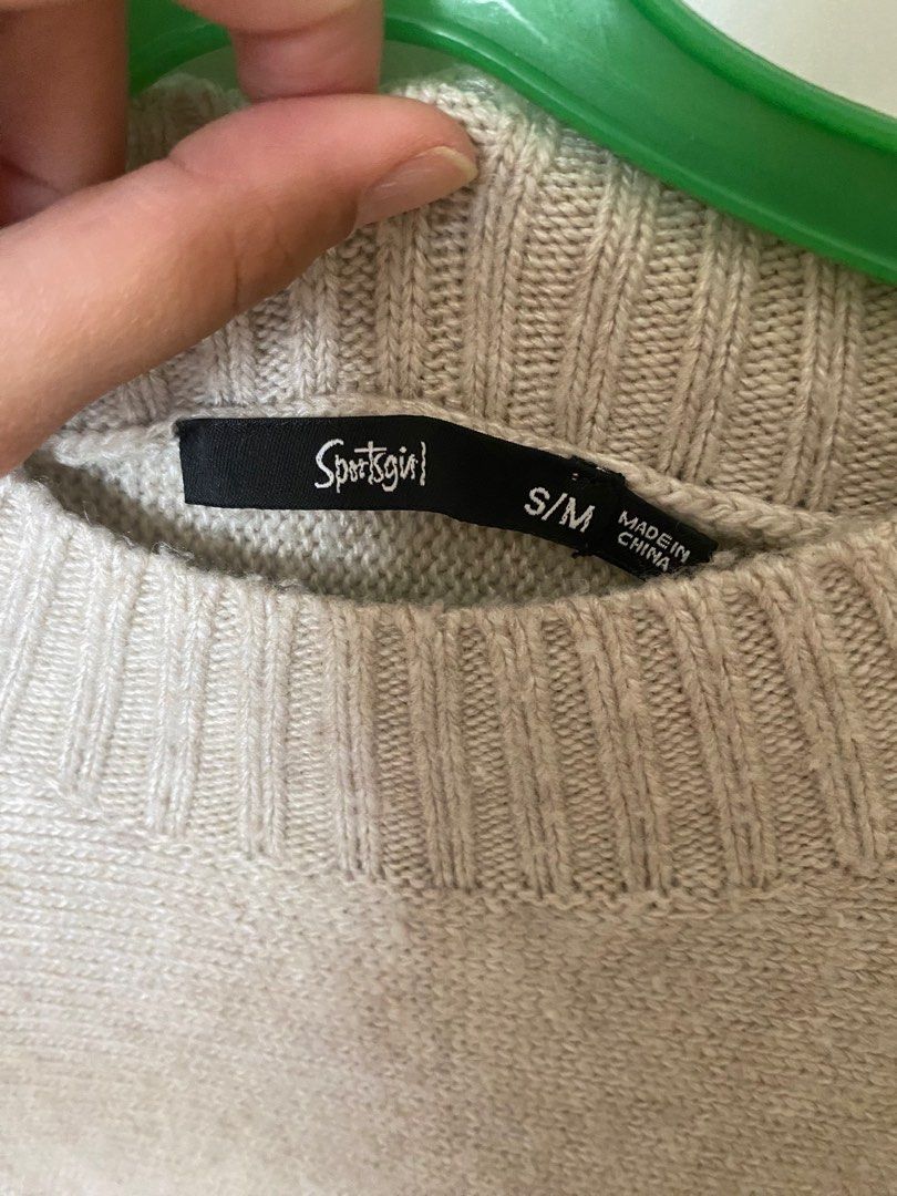 SPORTSGIRL OVERSIZED SWEATER Women s Fashion Coats Jackets and