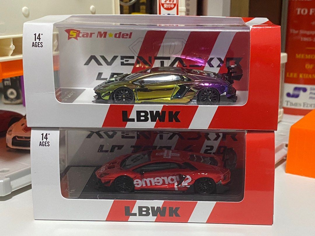 Star Model LBWK Lamborghini Adventador (Supreme, Chrome Chameleon ...