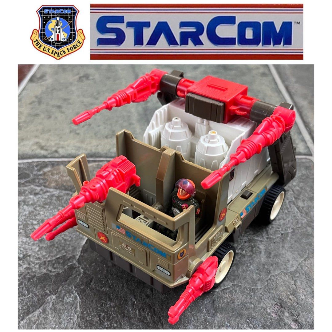 Starcom Vintage Heavily Armed Recovery Vehicle H.A.R.V.-7 with Staff Sgt  Champ O’Ryan Action Figure by Coleco