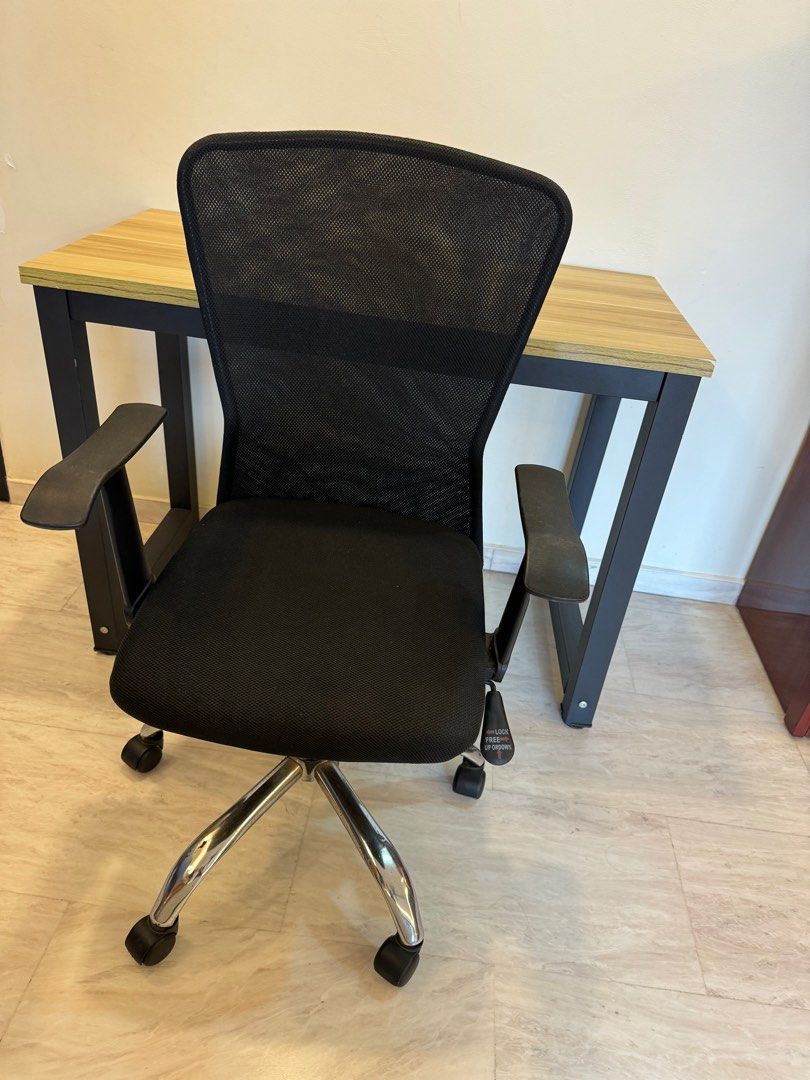 Two Chair Study Table Study table and chair, Furniture & Home Living, Furniture, Tables ...