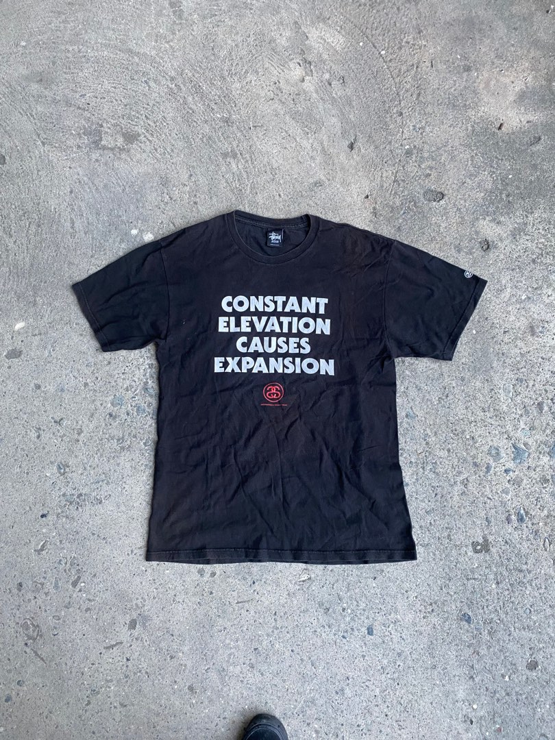 Stussy constant elevation causes expansion, Men's Fashion, Tops & Sets