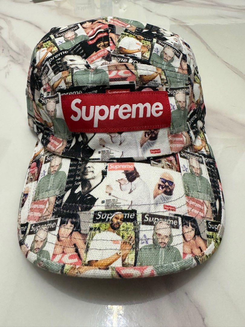 Supreme Magazine Camp box tee Cap 2023, 名牌, 飾物及配件- Carousell