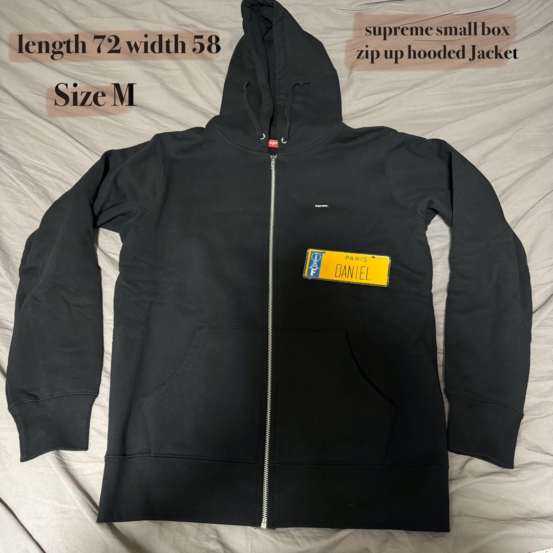 16AW Supreme Small Box Zip Up Hooded 美品-