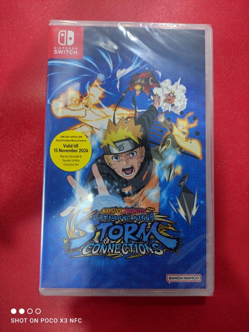 SWITCH NARUTO STORM ULTIMATE NINJA (Category: Nintendo) located in Makati City. Submitted by yomyom_onlineshop (Listing ID 1265949955, Image 1). Description: For Sale Only Brandnew Sealed No To trade/SWAP Delivery within the day Taguig Market Market Can book Via lalamove Less Time Less Effort Cod,Gcash,Banktransfer.