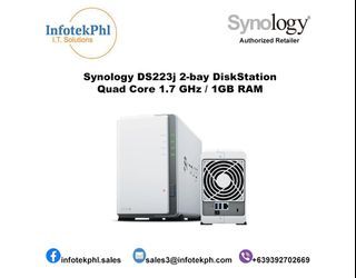 SYNOLOGY DS223j 2-bay DiskStation NAS Quad Core 1.7 GHz, 1GB RAM