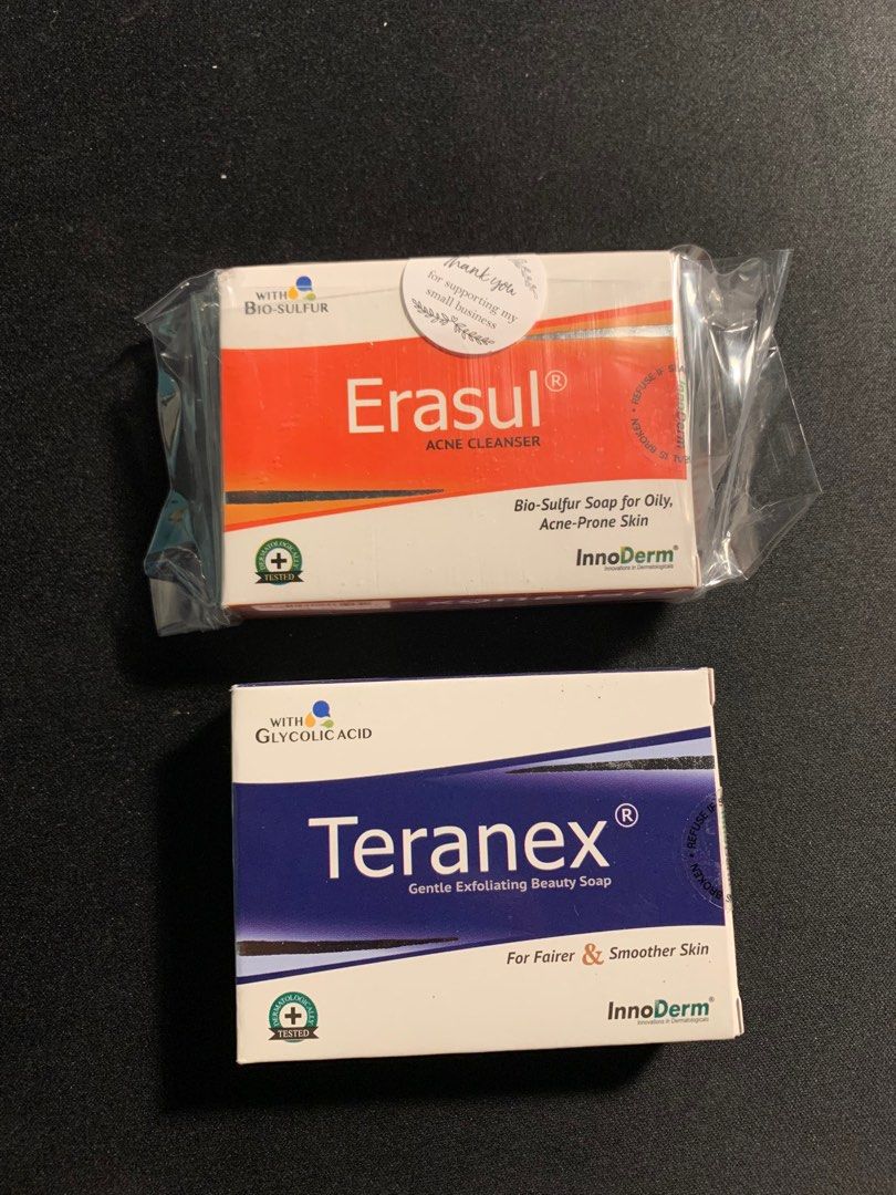 Teranex and Erasul soap Buy 2 for 320