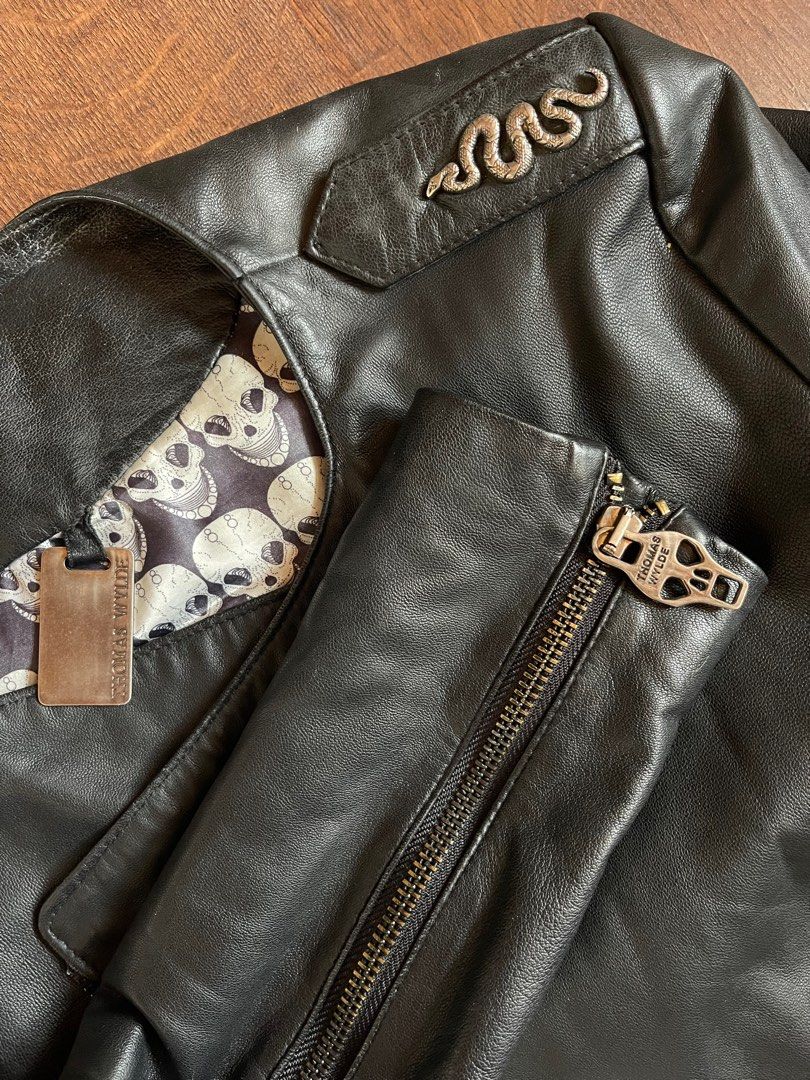 Thomas Wylde leather jacket woman