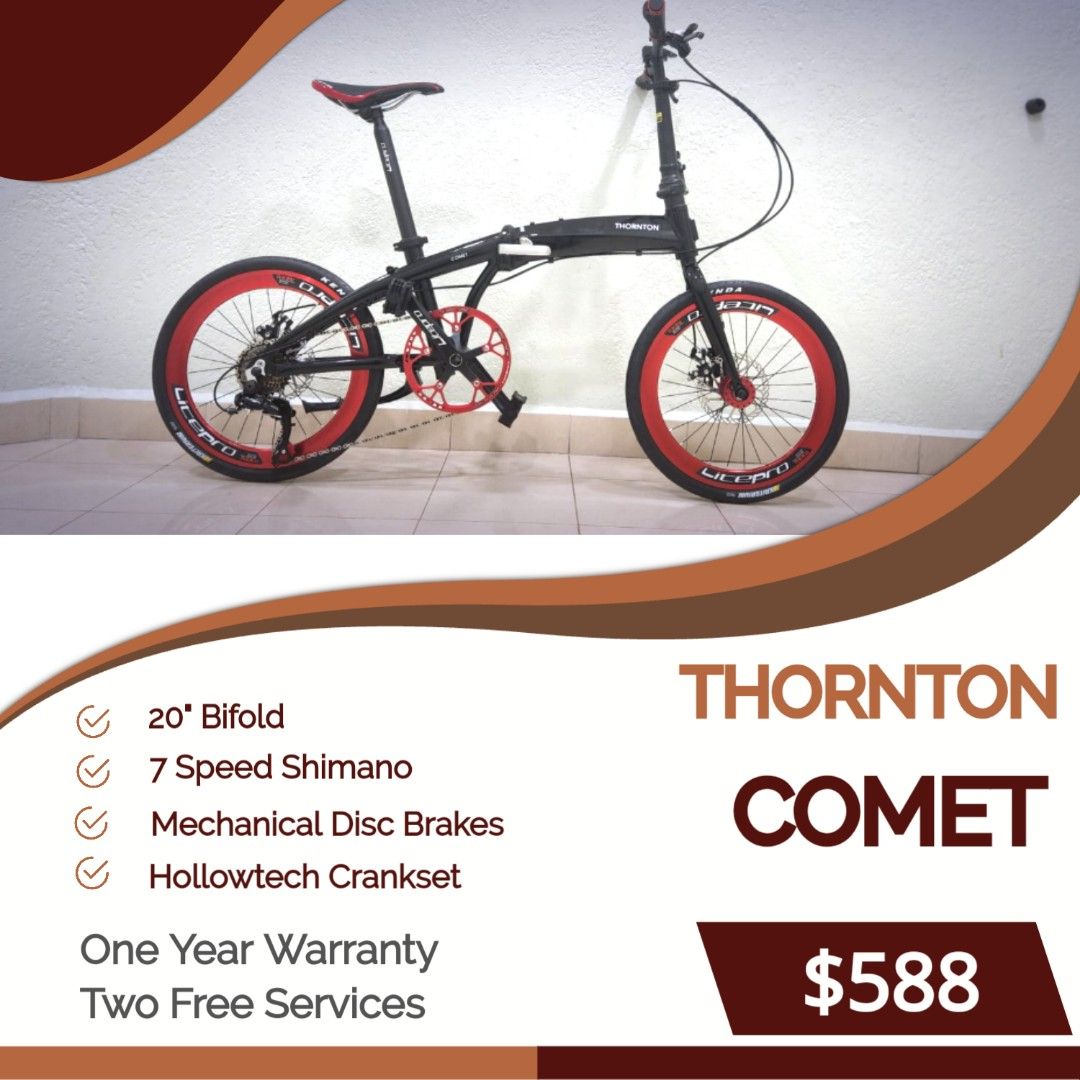 Thornton Comet Bifold 7 speed Shimano. 20