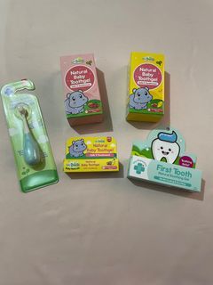 TINY BUDS Dental needs (First tooth soothing gel, toothgel, micro bristle toddler toothbrush)