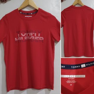 Tommy Brick Red Logo T-Shirt