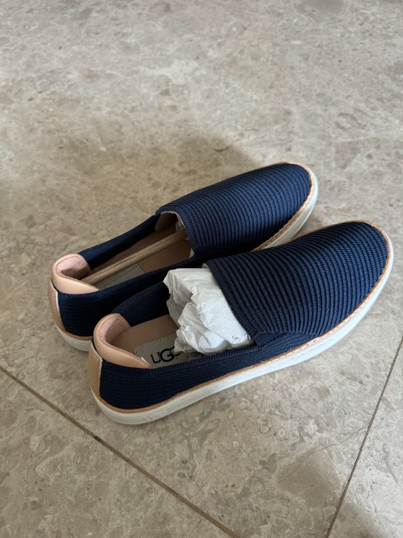 UGG Sammy Shoes Dark Blue Women s Fashion Footwear Sneakers on