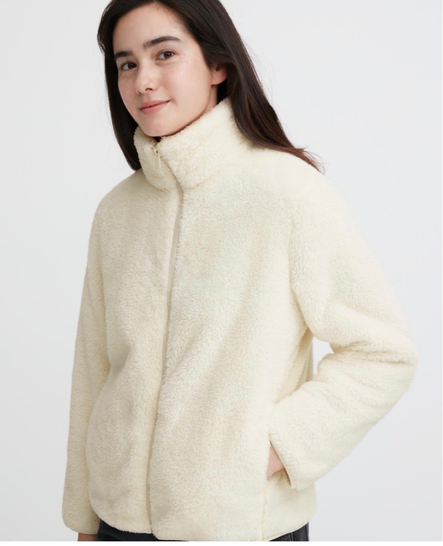 Uniqlo fluffy yarn fleece review best sale