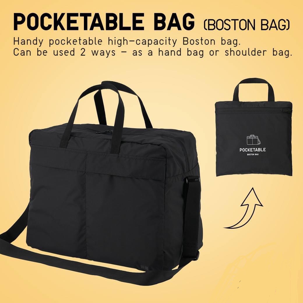 Uniqlo pocketable tote bag top