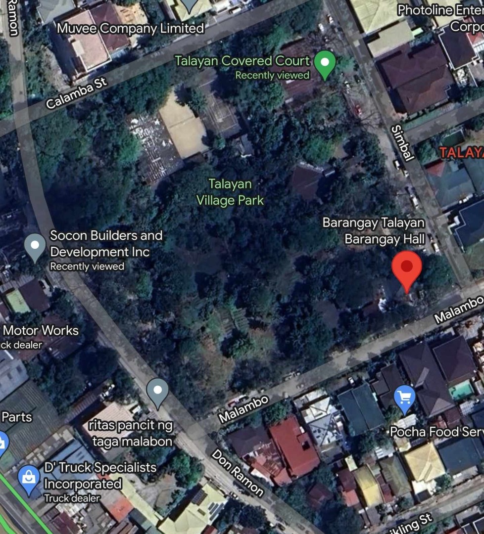 Vacant Lot for sale in Quezon city, Talayan Village Park near Banawe