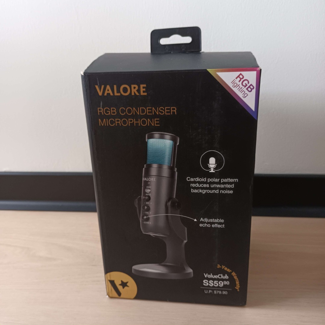 Valore RGB Microphone, Audio, Microphones on Carousell