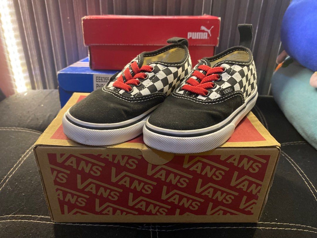 VANS Kids Authentic ELASTIC Babies Kids Babies Kids Fashion on Carousell