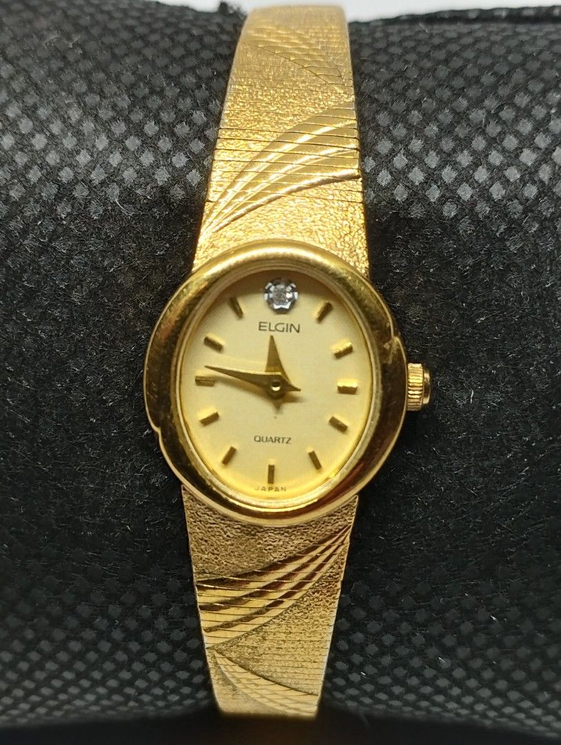 Elgin clearance gold watch