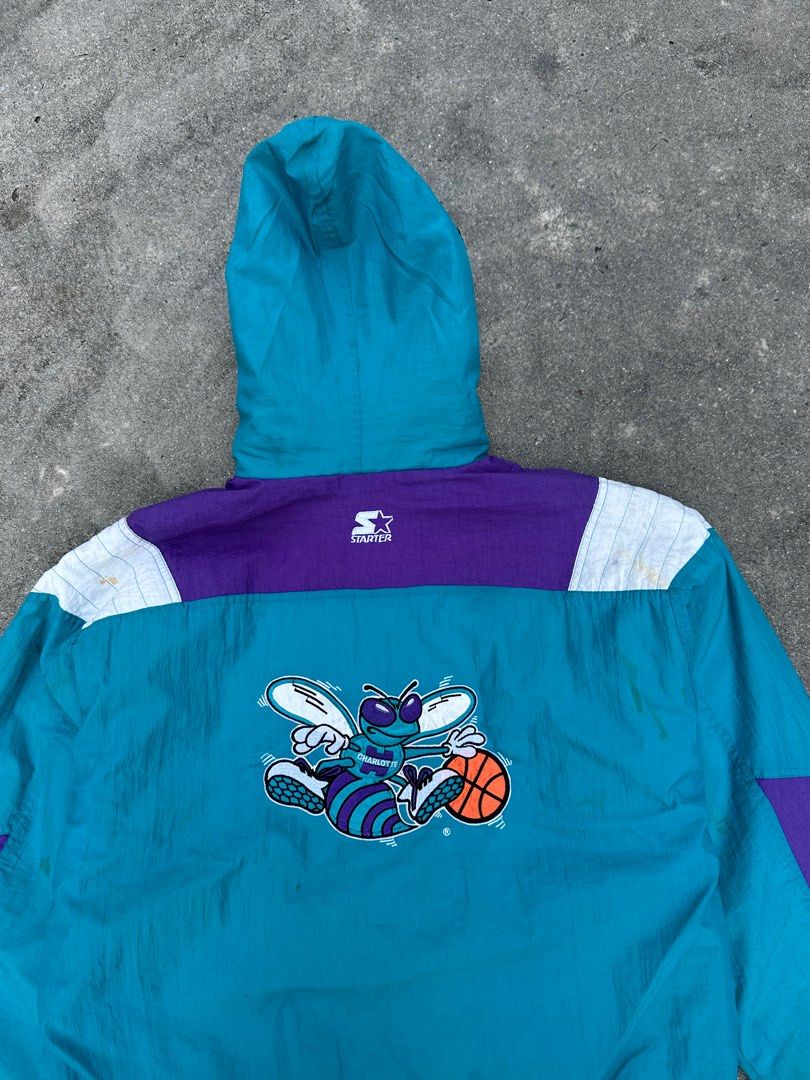Vintage Starter x Charlotte Hornets NBA Jacket Men s Fashion