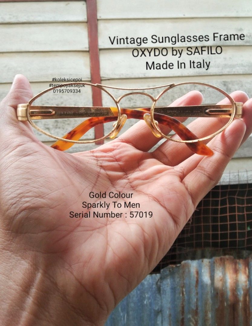 Vintage Sunglasses Frame Oxydo by Safilo Beauty Personal Care