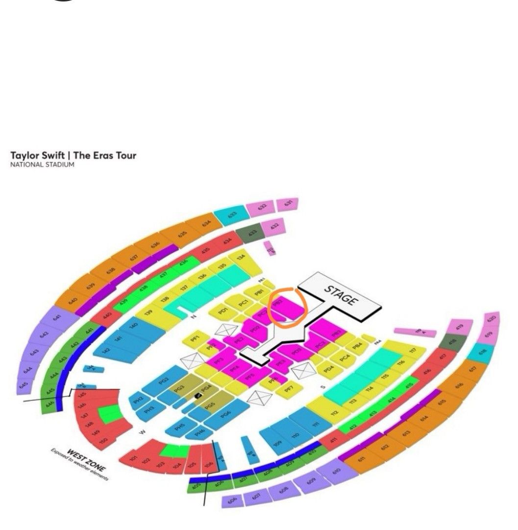 Vip 1 Row 1 Taylor Swift concert tickets. (Best seats), Tickets