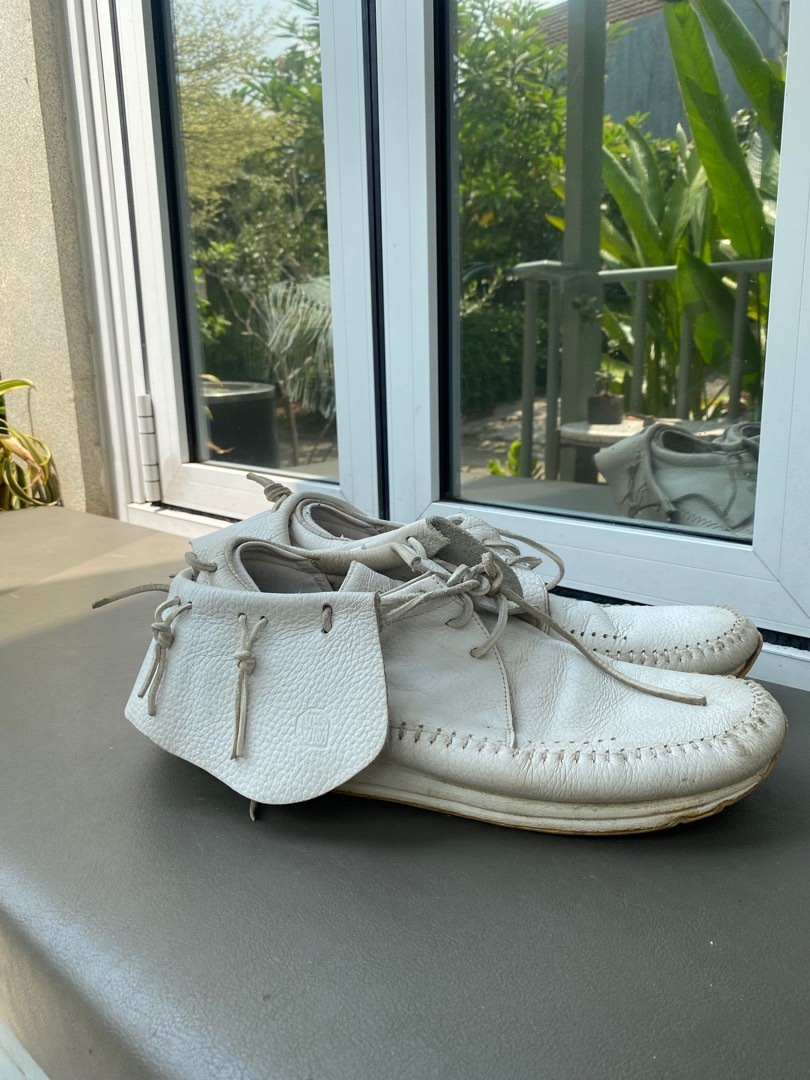 Visvim Leather Fbt Visvim FBT White
