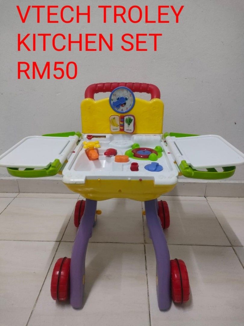 Vtech Trolley Kitchen Set, Hobbies & Toys, Toys & Games on Carousell