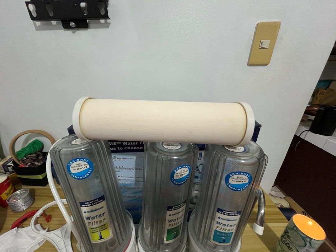 Wassernison Osmosis Water Filter Three Stages, TV & Home Appliances