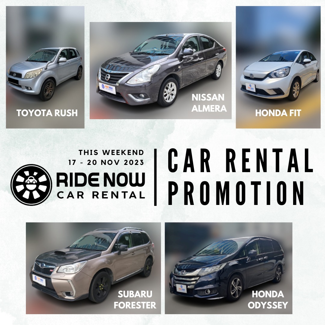 Weekend Car Rental (Promotion for 17 Nov 20 Nov), Cars, Car Rental on